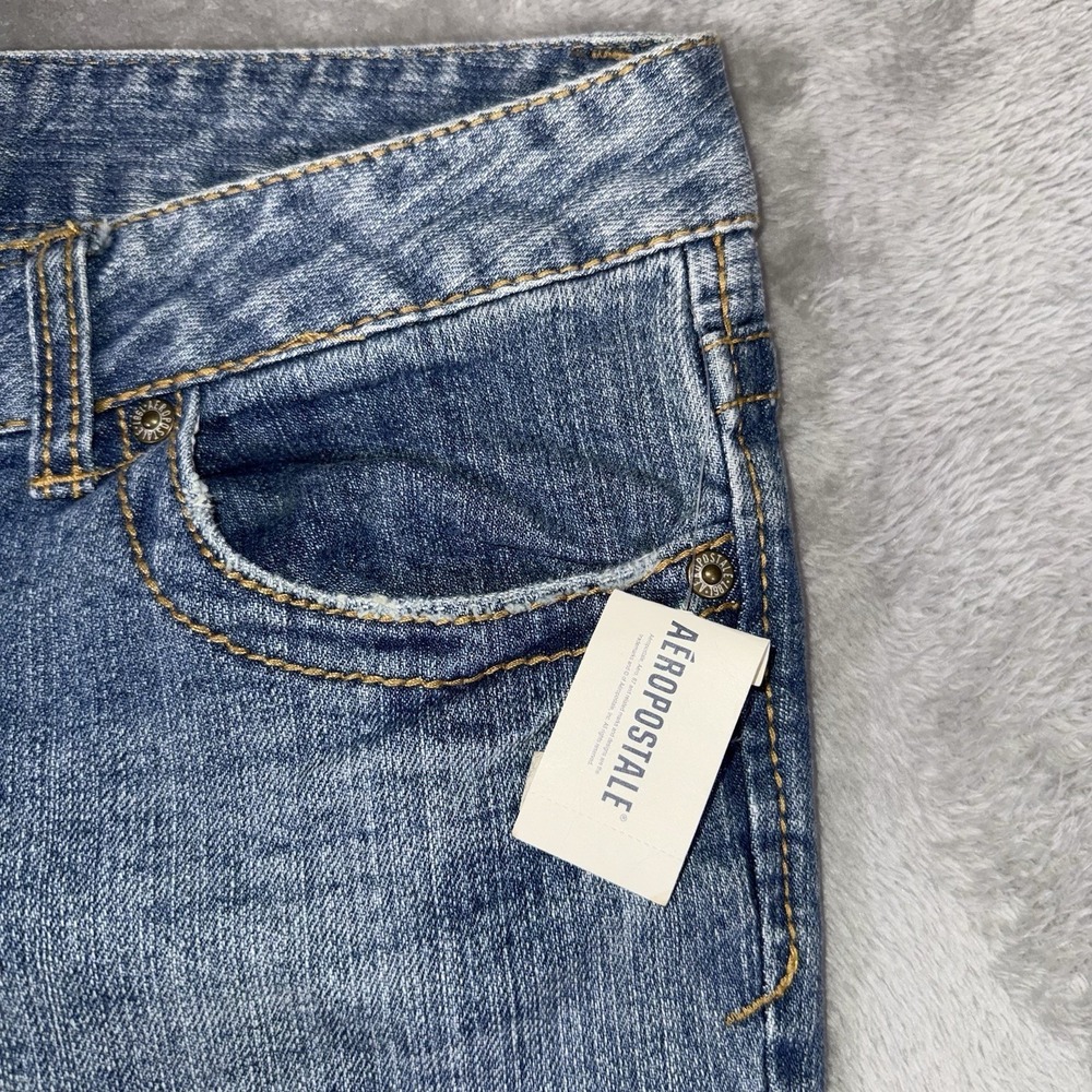 Aeropostale Women's Hailey Skinny Flare Curvy Fit Low Rise Size 7/8 Preppy NWT - Picture 5 of 15